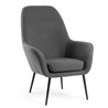 Кресло Valeria темно-серое, La Forma (ex. Julia Grup)