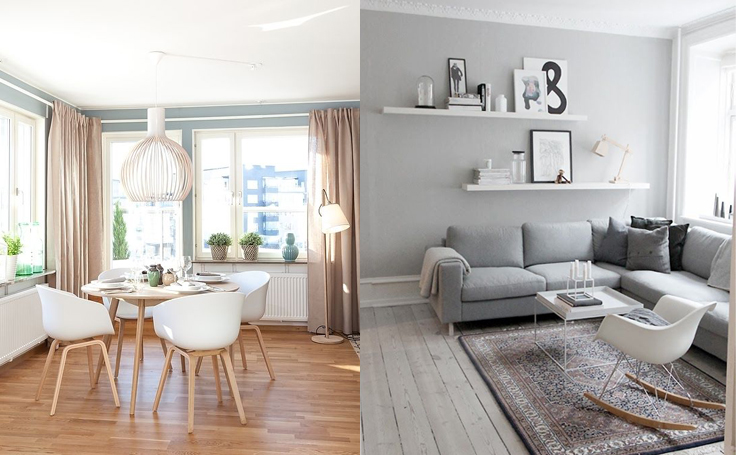 Современный скандинавский стиль в интерьере квартиры